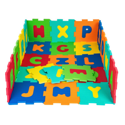 Puzzle farebná podložka s písmenami – 26ks.